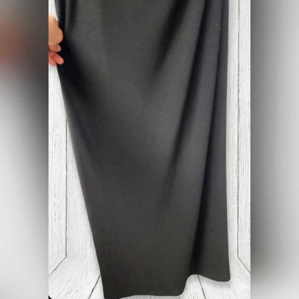 NWT Lauren Ralph Lauren Black One-Shoulder Ruched Gown 4 Tall Friendly Gala - Picture 8 of 16